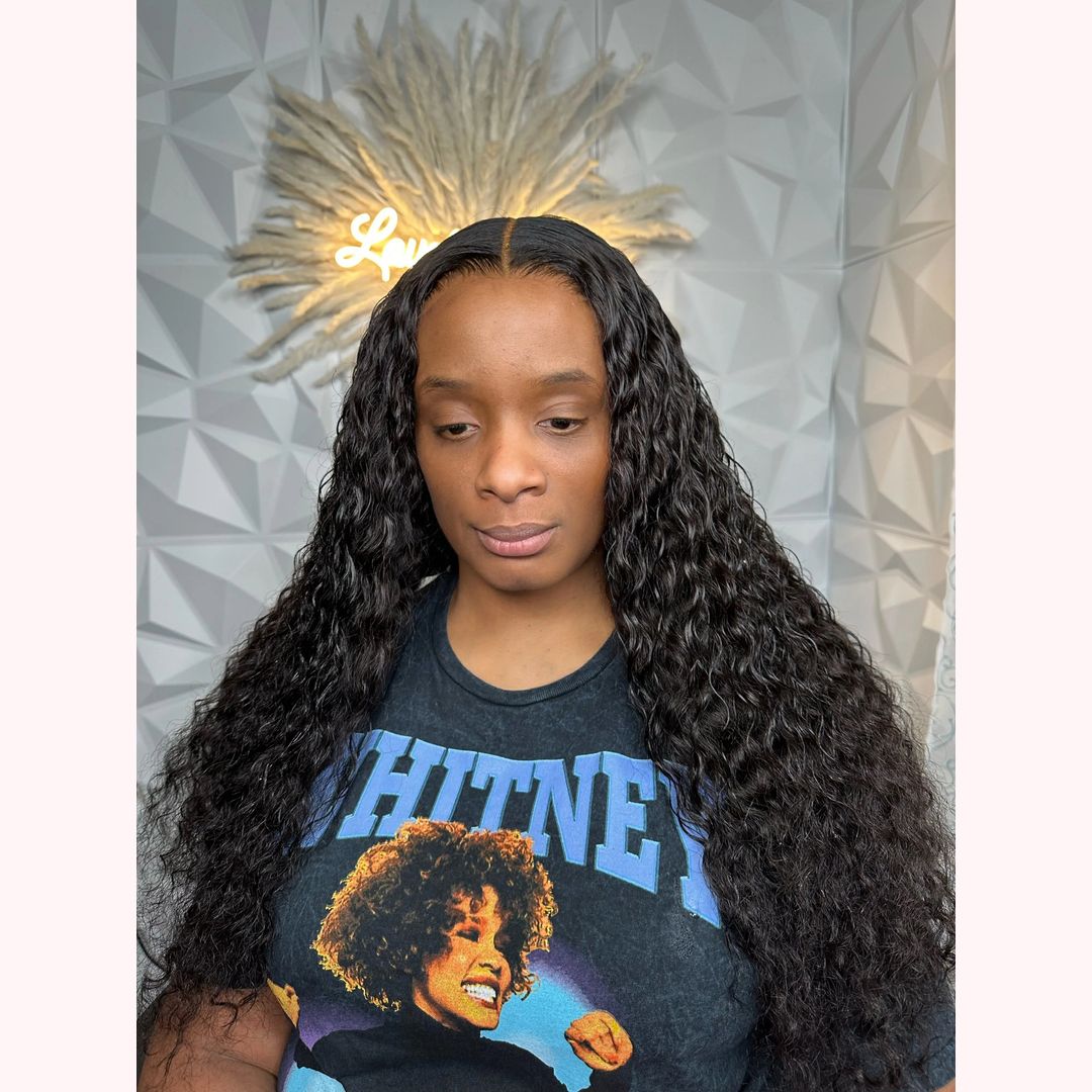 Deep Wave Closure Wig - 5x5 Lace Closure Wig Le Chic Tresses