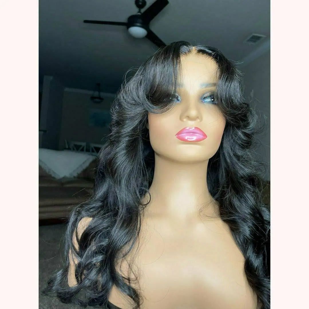 Ready to Wear Wigs - Body Wave w/ Side Bangs - 5x5 HD Closure Wig - Farrah - Le Chic Tresses
