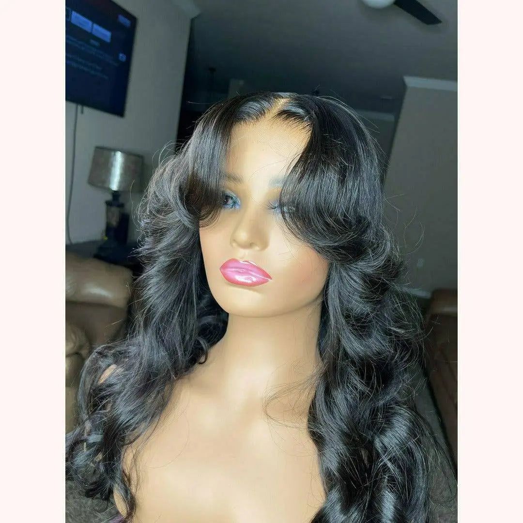 Ready to Wear Wigs - Body Wave w/ Side Bangs - 5x5 HD Closure Wig - Farrah - Le Chic Tresses