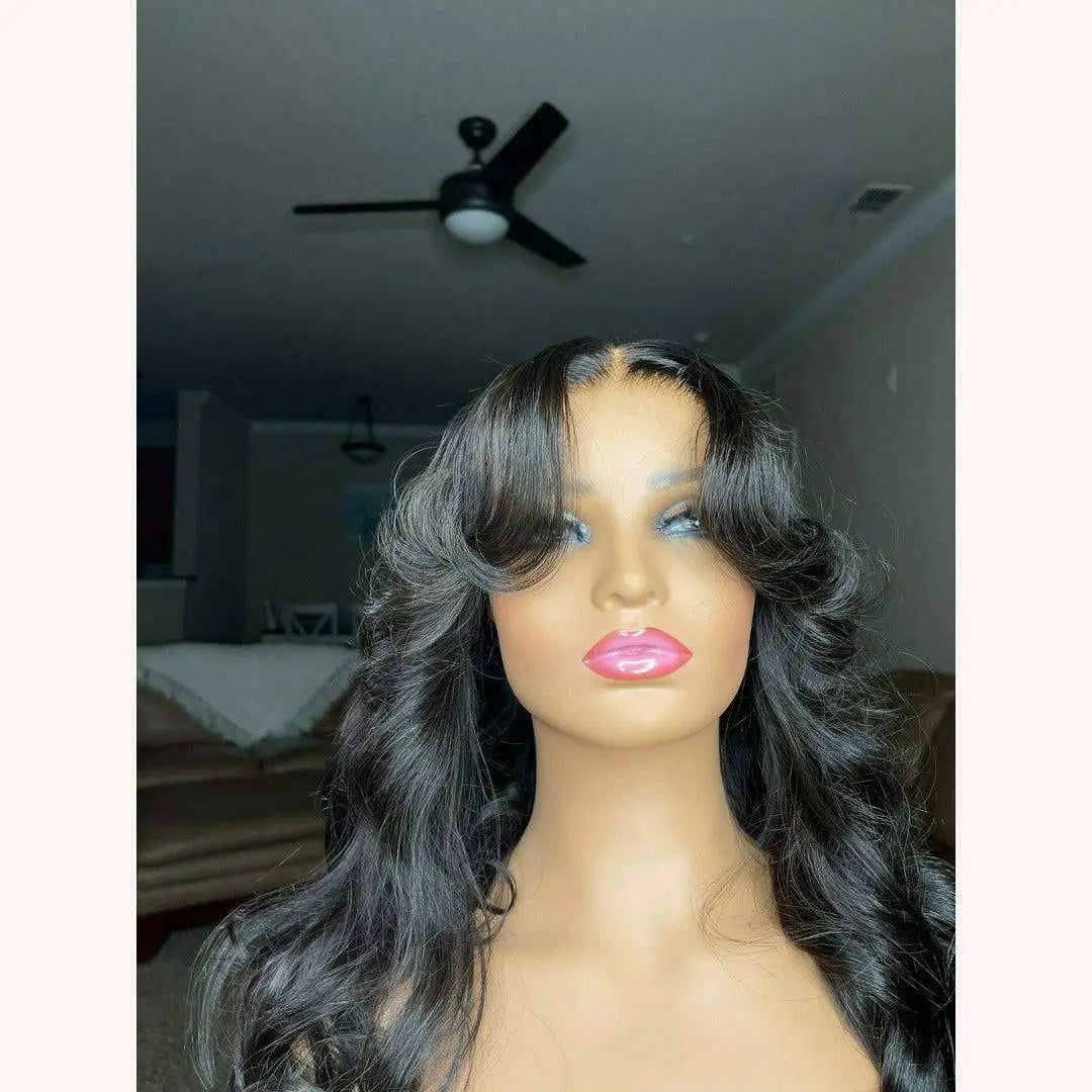 Ready to Wear Wigs - Body Wave w/ Side Bangs - 5x5 HD Closure Wig - Farrah - Le Chic Tresses