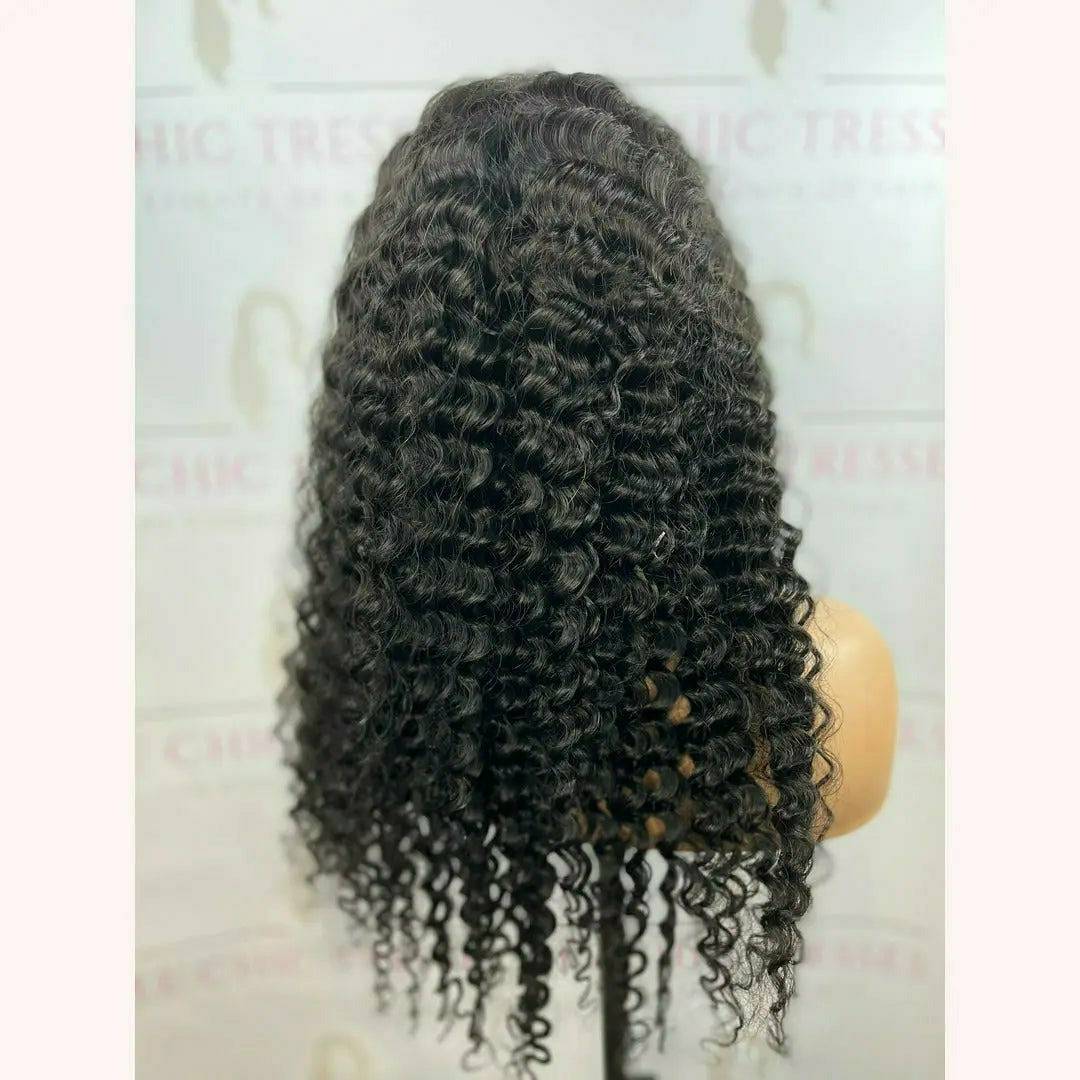 Deep Wave Closure Wig - 4x4 Lace Closure Wig - Le Chic Tresses