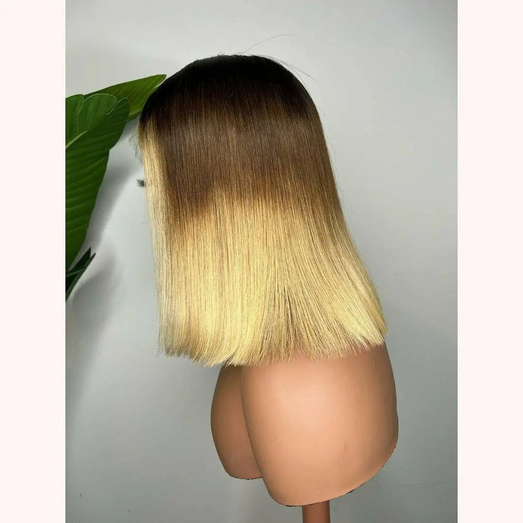 Ready To Wear Wigs - Blonde Ombre Bob - 13x6 HD Lace Front Wig - CoCo - Le Chic Tresses