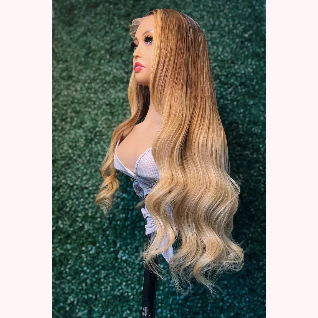 Ready To Wear Wigs Highlight Wig 5x5 HD Lace Closure Wig Le