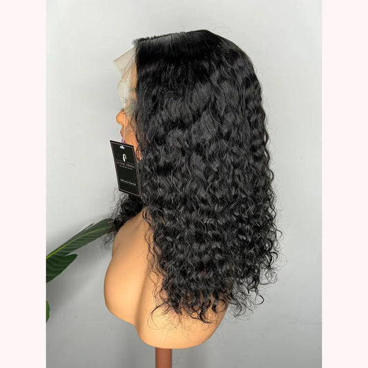 Sale - Water Wave Bob - Lace Frontal Wig - Clearance - Le Chic Tresses